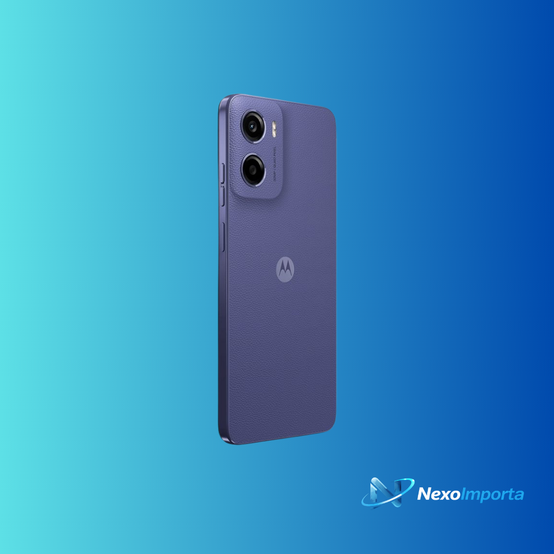 Celular Motorola E15 DS 64GB Morado – Smartphone Rápido, Pantalla Amplia y Batería Duradera